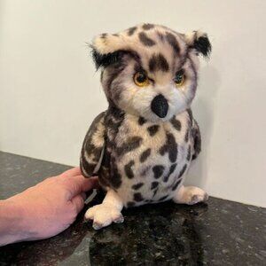 Yomiko Classics Spotted Brown Owl Plush by Russ Berrie Stuffed Animal 10…